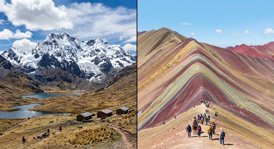 Ausangate vs. Vinicunca: cuál elegir si solo tienes un día